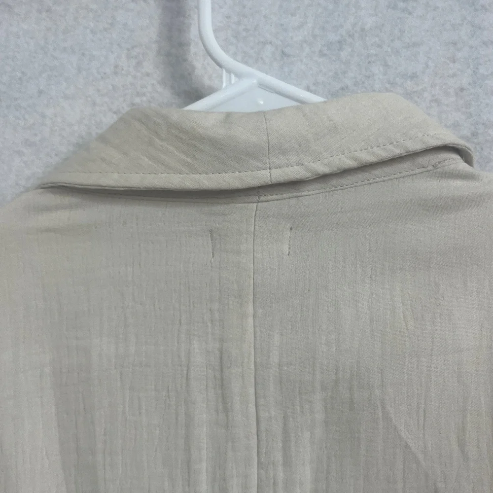 a.n.a A New Approach Cream Lightweight Blazer Jacket L - Picture 4 of 12